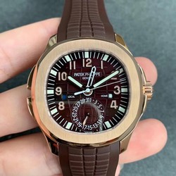 Patek Philippe Aquanaut 5164R-001 GR Factory Rose Gold Brown Dial