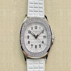Patek Philippe Aquanaut Quartz Ladies 5067A-024 PPF Factory Diamond-set Bezel